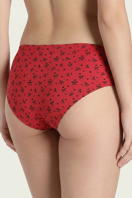 Zivame Regular Rise Full Coverage Hipster Panty (Pack of 3) - Multicolor — image 4